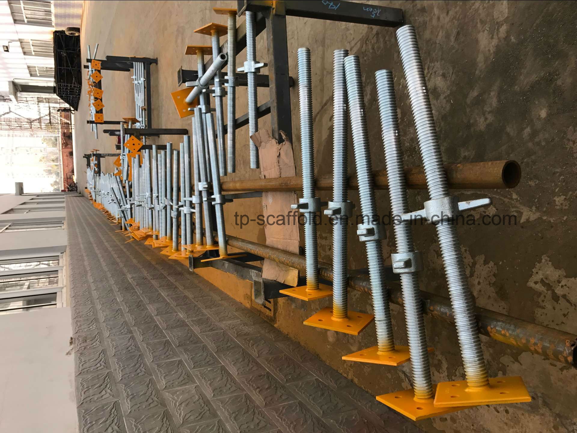 Scaffolding Construction Adjustable Screw Jack Base for Scaffold Frame