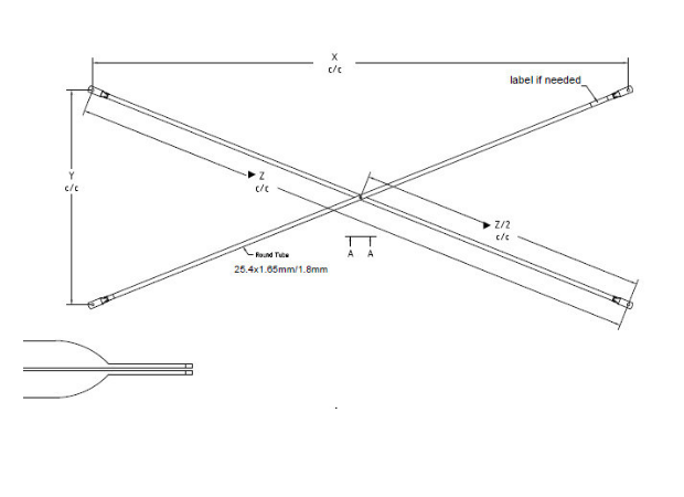 Mason Frame Scaffolding Cross Brace