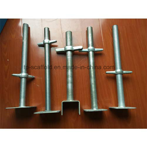 Durable Steel Galvanized Adjustable Scaffolding Screw/Levelling Jack Base